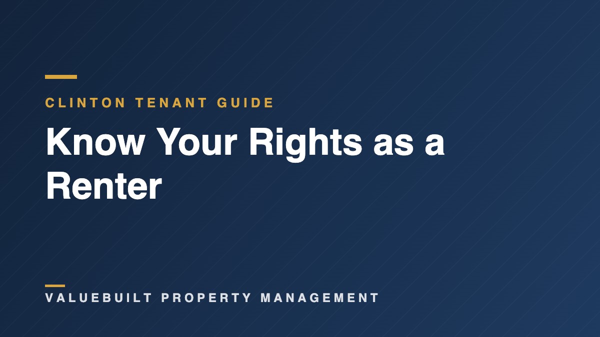 Renting in Clinton, Iowa? Know Your Rights